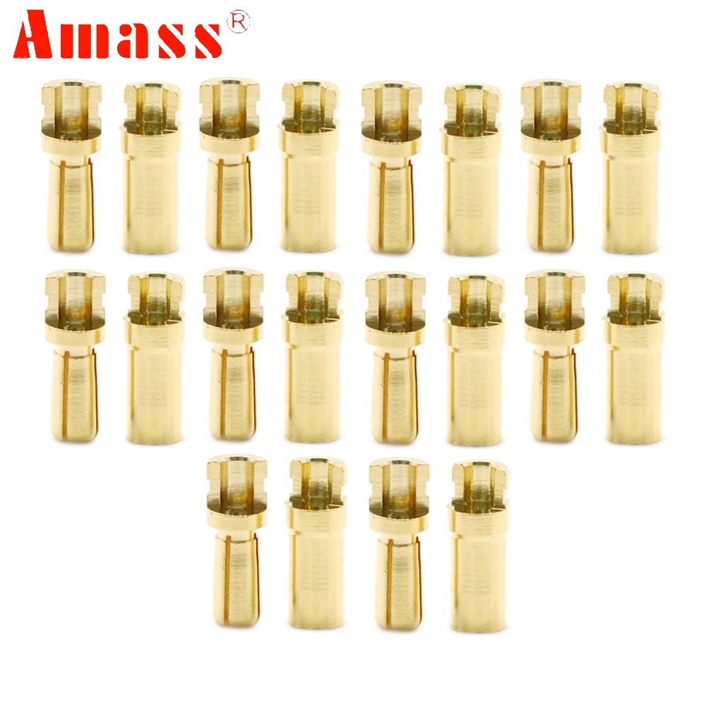5pair/lot Amass 3.5mm 4mm Gold - đánh giá và giá Rc Hobbyking