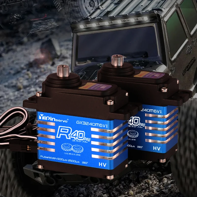 Waterproof IP68 RC Servo 40kg  - đánh giá và giá Servo Metal Gear