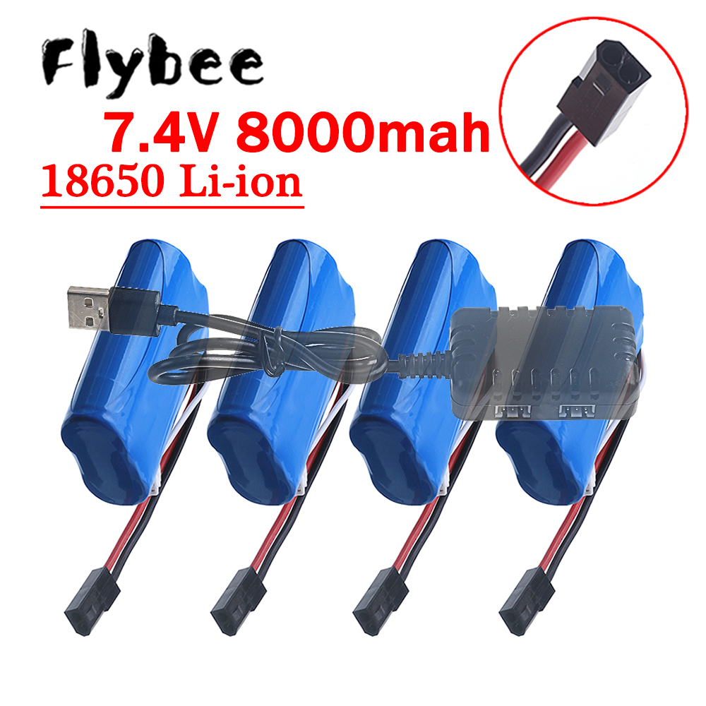 (5500 Plug) 18650 7.4V 8000Mah - đánh giá và giá Rc Hobby & Maskinservice I Eskilstuna