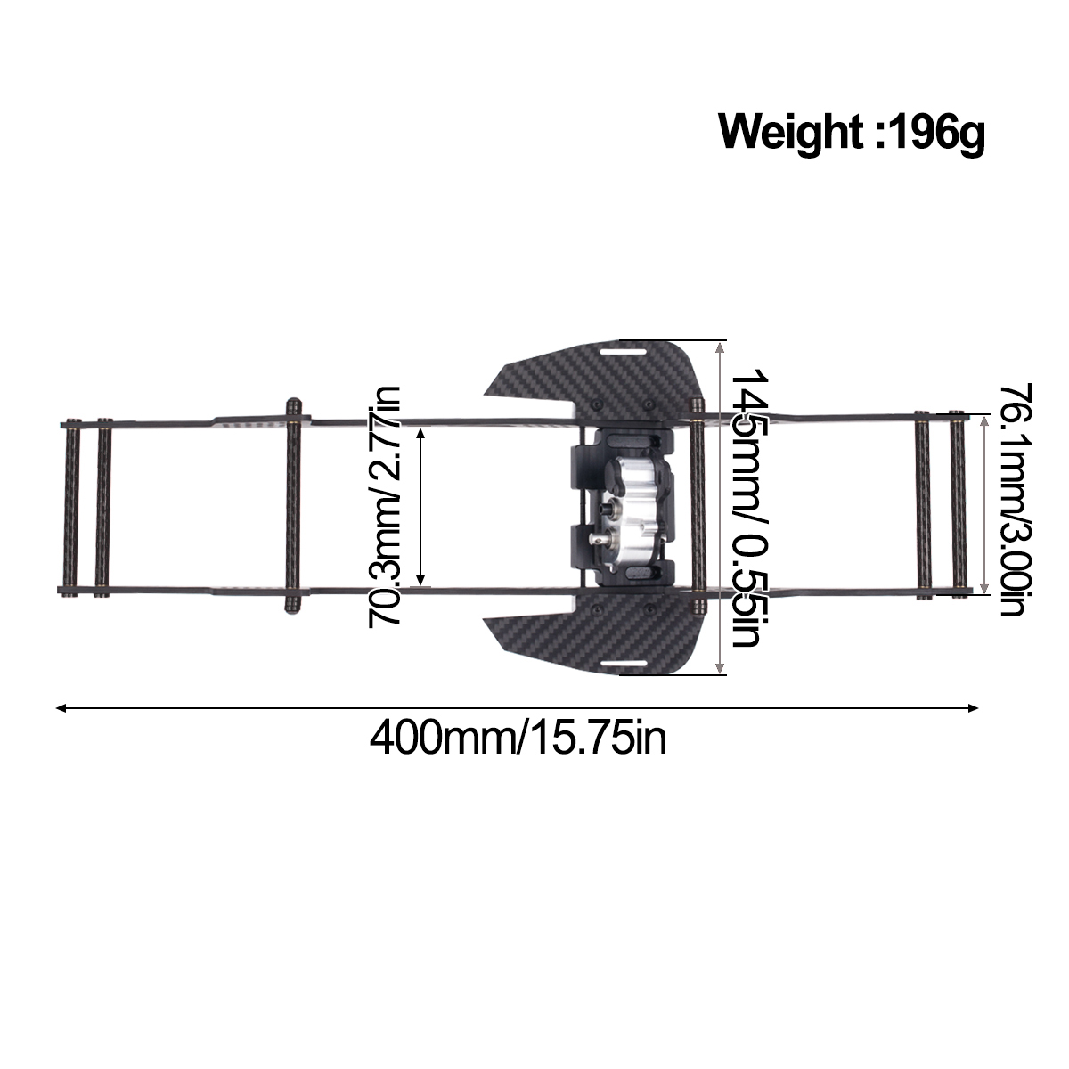 LCG Chassis Kit Carbon Fiber f - đánh giá và giá Rc Hobby Center