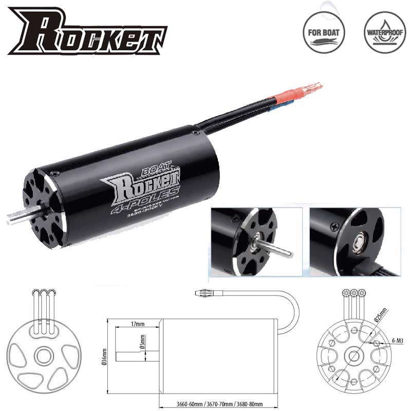 ROCKET-RC 2968 2958 2948 Brush - đánh giá và giá Rc Hobbyking