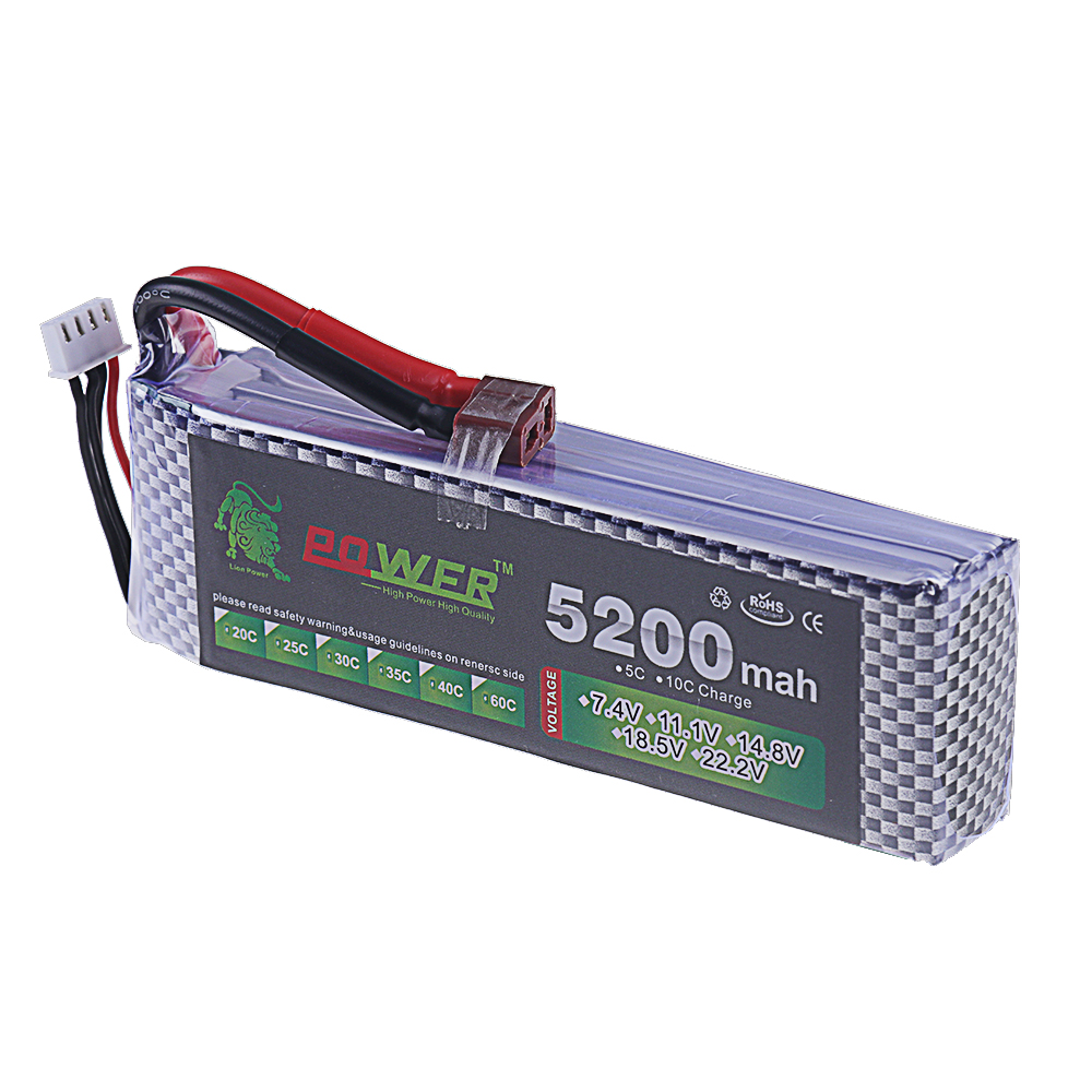 3S Lipo Battery 11.1V 5200mah  - đánh giá và giá Rc Hobbyking